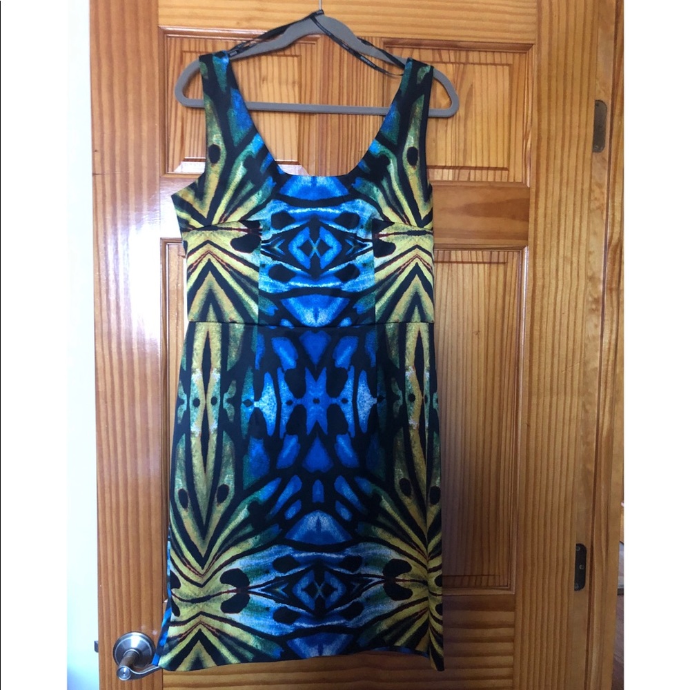Miss Sixty colorful print dress size 14 - Picture 2 of 3